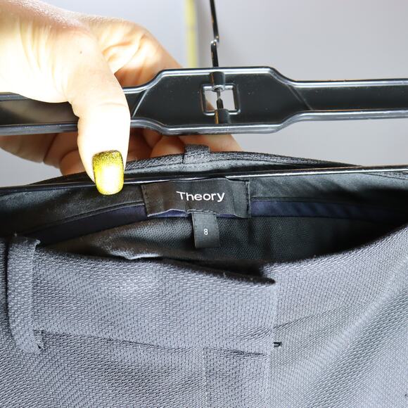 Theory Women’s Treeka K Olypse Knit Pants – Size 8, Black - Picture 3 of 4